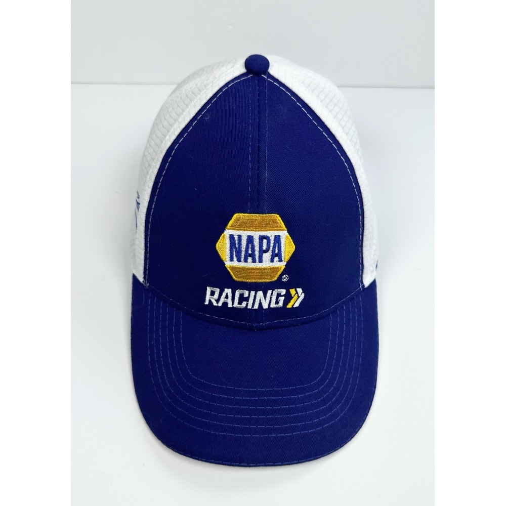 NAPA Racing Chase Elliott 9 Hat Blue White NASCAR Adjustable Cap Racing Sports
